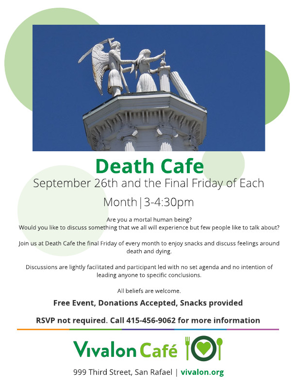 San Rafael, CA Vivalon Death Cafe