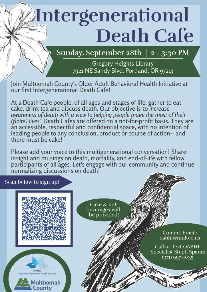 Intergenerational Death Cafe