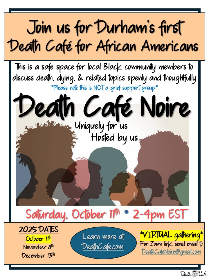 Online Death Cafe Noire EST