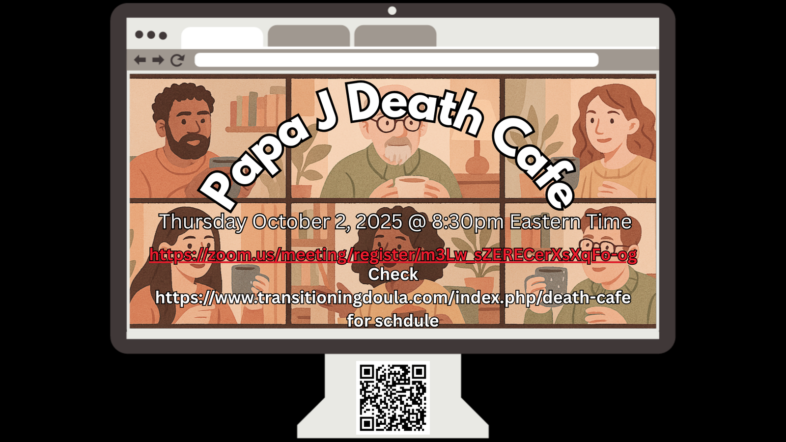 Papa J Virtual Death Cafe EST